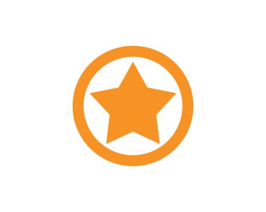 Şablon vektör simge illüstrasyon desig yıldız