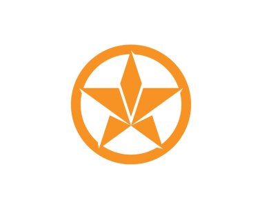 Şablon vektör simge illüstrasyon desig yıldız