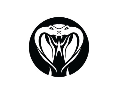 engerek yılanı logo tasarım öğesi tehlike yılan simgesi. Viper sembolü