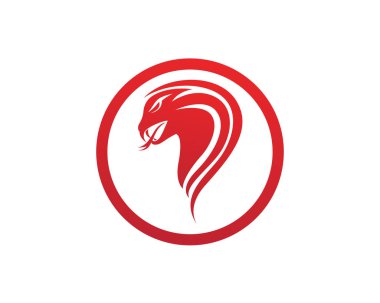 engerek yılanı logo tasarım öğesi tehlike yılan simgesi. Viper sembolü