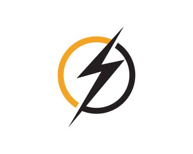 Thunder cıvata logo vektör flash