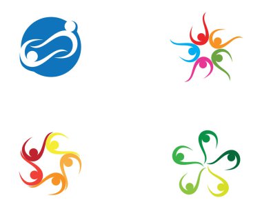 Grup topluluk takım insanlar logo ve sembolleri 