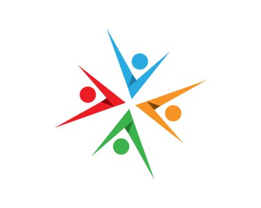 Topluluk, ağ ve sosyal tasarım şablonu