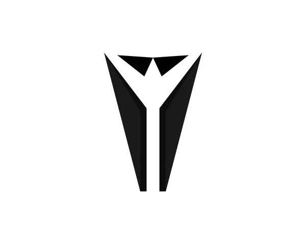 Tuxedo Svart Färg Logotyp Och Symboler Vector — Stock vektor