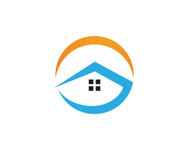 Home Logotipo Símbolos Ícones Modelo —  Vetores de Stock