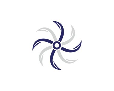 Uçak sinek logo ve sembolleri vektör şablonu uygulama