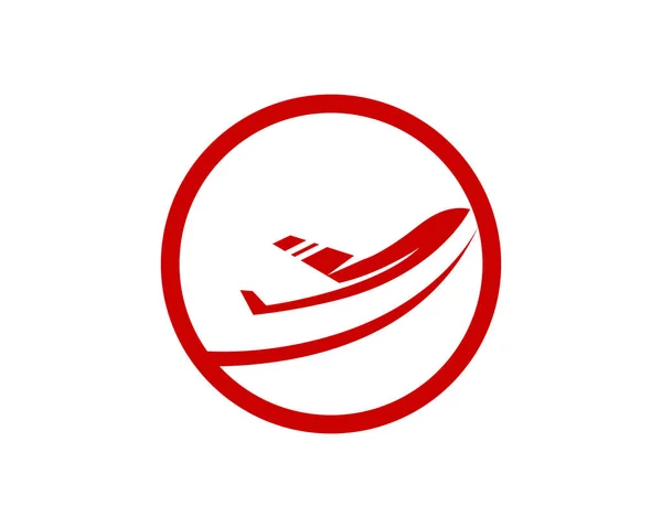 Airplane fly logo and symbols vector template app