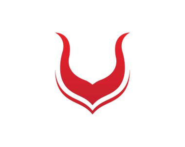 Bull boynuz logo şablonu simgeleri simgeleri ap