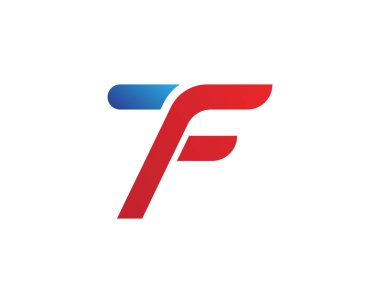 F logosu ve sembolleri vektör simge illüstrasyon tasarım şablonu