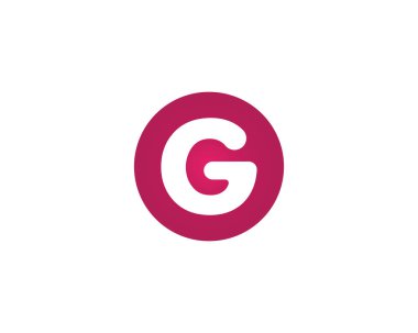 G harfleri logo şablonu simgeleri simgeleri