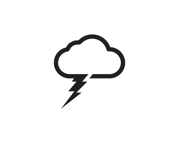 Cloud Server Logo Und Symbole — Stockvektor