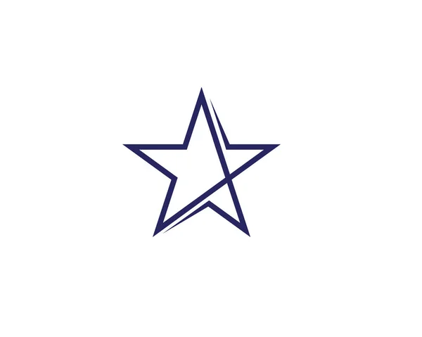 Star Logo Template Vetor Ícone Ilustração Desig —  Vetores de Stock