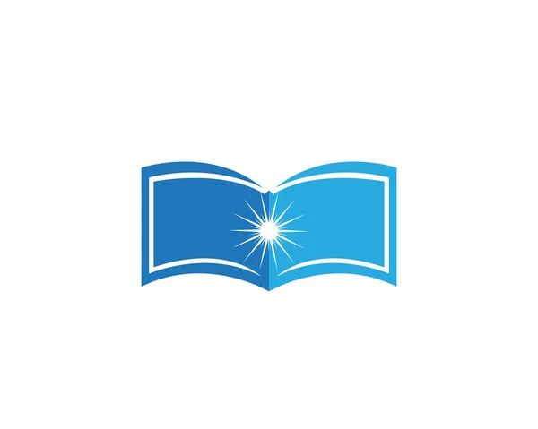 Βιβλίο Διάβασμα Λογότυπο Σύμβολα Πρότυπο Εικονίδια App — Διανυσματικό Αρχείο