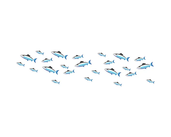 Шаблон Логотипа Рыбы Креативный Символ Рыболовного Клуба Онлайн — стоковый вектор