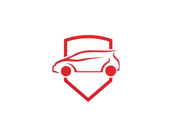 Auto Coche Logo Plantilla — Vector de stock