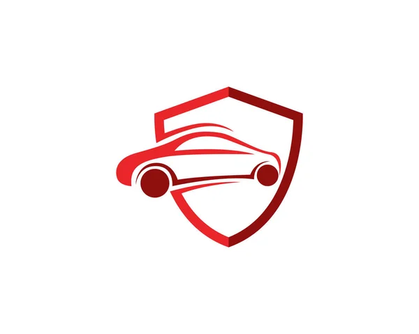 Oto Araba Logo Templat — Stok Vektör