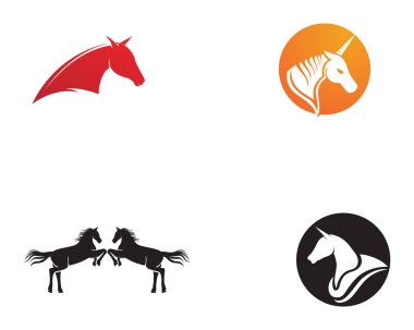 At Logo şablonu Vecto