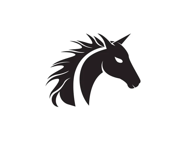 馬のロゴのテンプレート ベクトル — ストックベクタ