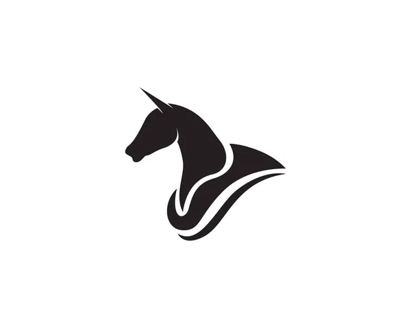 Modèle Logo Cheval Vecto — Image vectorielle