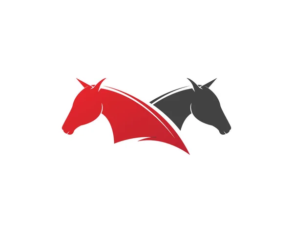 Vecto Πρότυπο Λογότυπο Άλογο — Διανυσματικό Αρχείο