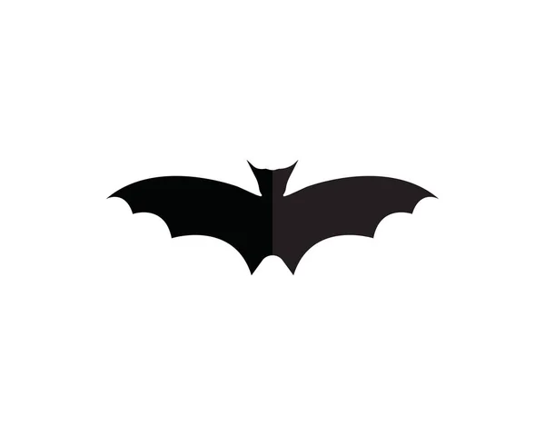 Bat Icone Modello Logo — Vettoriale Stock