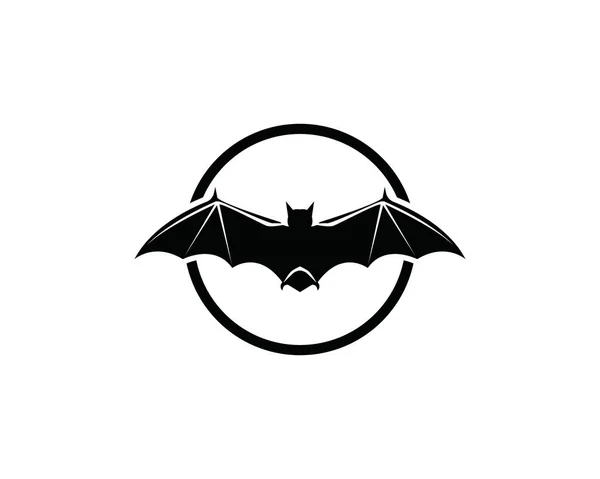 Bat Logo Szablon Ikony — Wektor stockowy