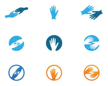 El Bakımı Logo Şablonu Vektör İşletmesi