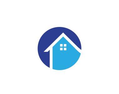 ev binalar logo ve simgeleri simgeleri templat