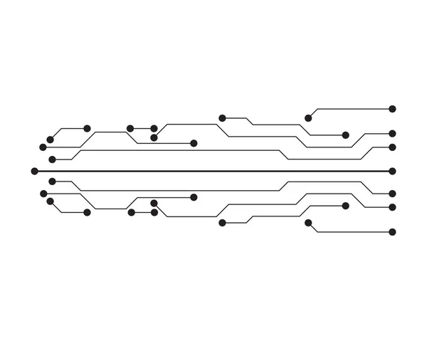 Modèle Vectoriel Illustration Circuit — Image vectorielle