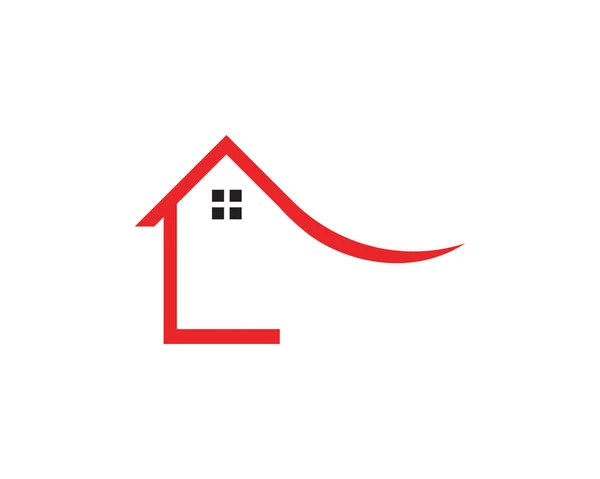 Home Buildings Logo Symbols Icons Templat — Stock Vector