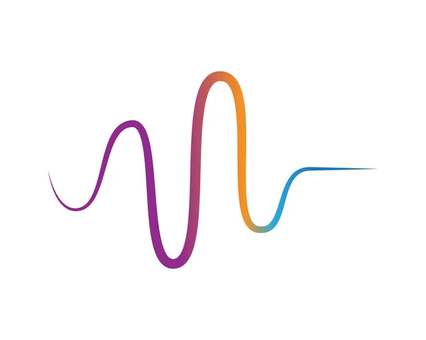 音波小話のロゴとベクトル アイコン テンプレート — ストックベクタ