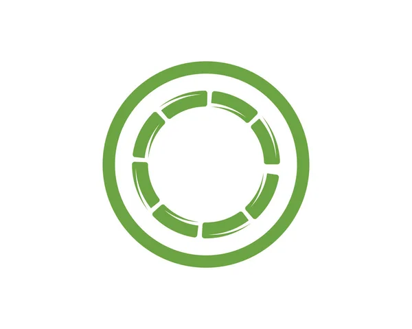 Bambus Mit Grünem Blatt Für Ihr Logo Icon Vektor Templat — Stockvektor