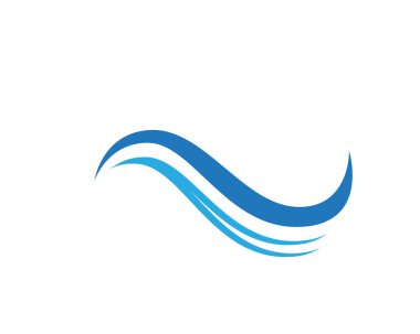 Splash su logo ve simge vektör şablonu