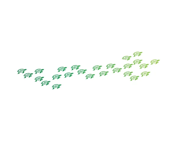 Χελώνα Ζώων Γελοιογραφία Εικονίδιο Εικόνα Vector Εικονογράφηση Ονομασία — Διανυσματικό Αρχείο