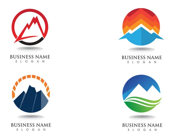 Mountain logo and symbols vector