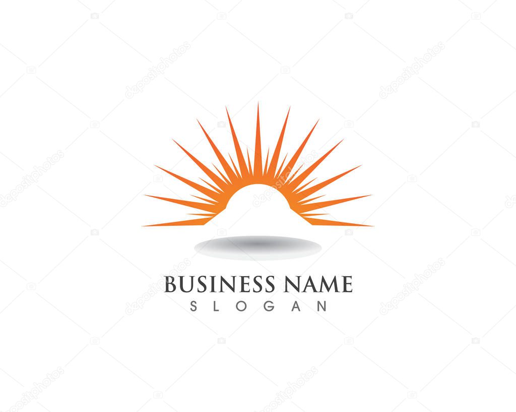 Mountain logo and symbols vector