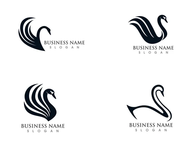 Логотип Лебедя — стоковый вектор