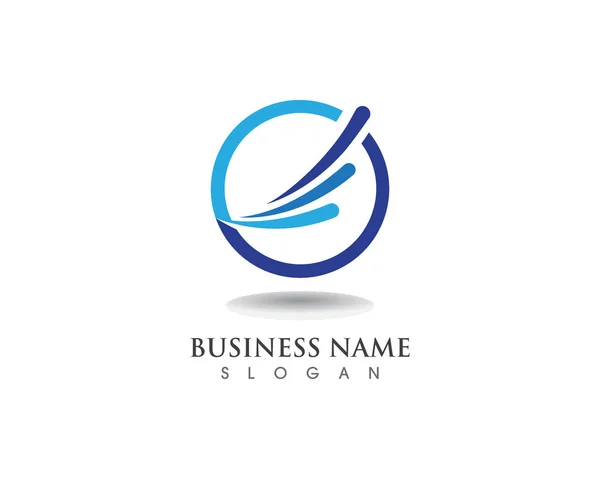 Finanz Logo Geschäftsvektor — Stockvektor
