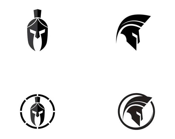 Вектор Логотипа Спартанского Шлема — стоковый вектор