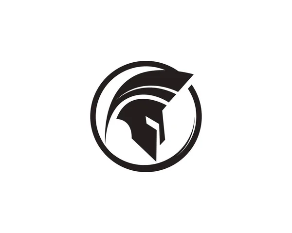 Spartan Helmet Logo Vector — Stock Vector