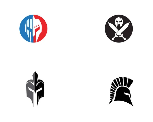 Вектор Логотипа Спартанского Шлема — стоковый вектор