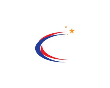 Daha hızlı Logo şablonu vektör