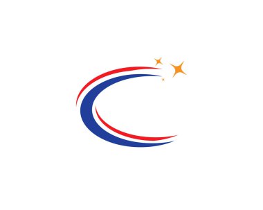 Daha hızlı Logo şablonu vektör