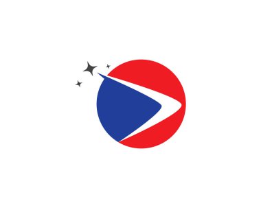 Daha hızlı Logo şablonu vektör