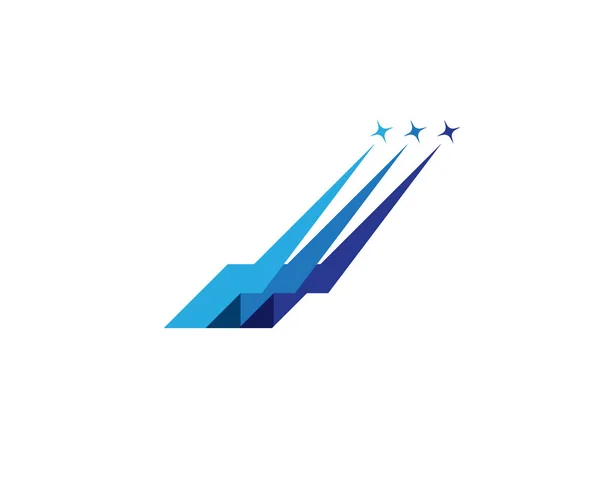 Daha Hızlı Logo Şablonu Vektör — Stok Vektör