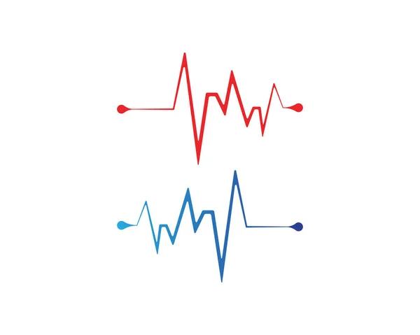 Vecteur Ligne Battement Cardiaque — Image vectorielle