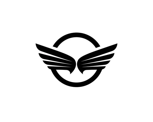 Wing Bird Logo Template — Stock Vector