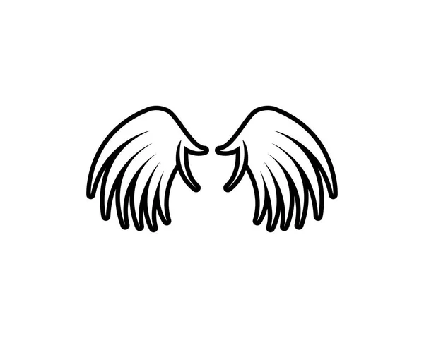Modello Logo Uccelli Alari — Vettoriale Stock