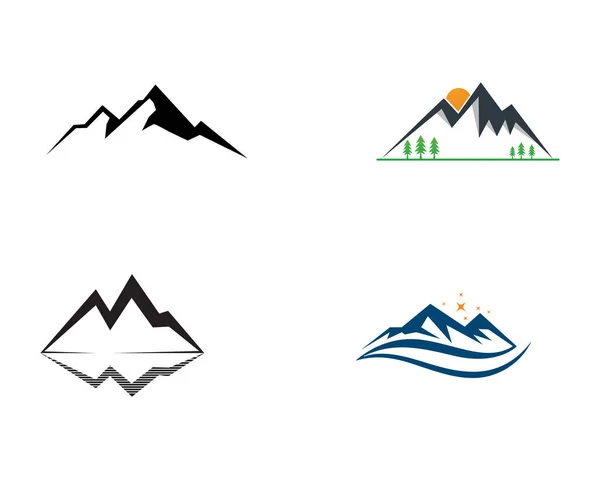 Mountain Logo Symbol Vector Illustration — Stock Vector