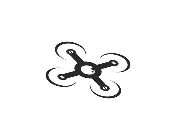 Drone Jel Szimbólum Vektor — Stock Vector